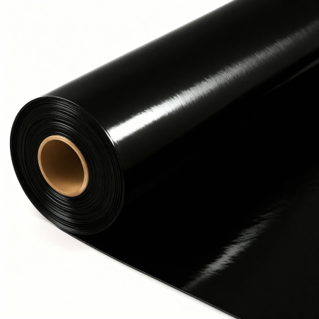 folia ochronna czarna rozwinięta